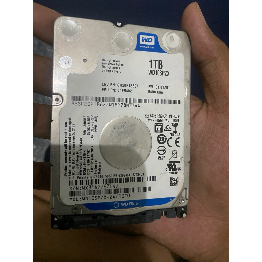 Hardisk HDD 1TB internal copotan laptop 2.5 inch slim Ps 3/Ps 4