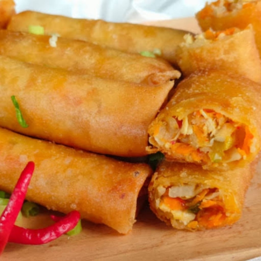 

lumpia ayam pedas