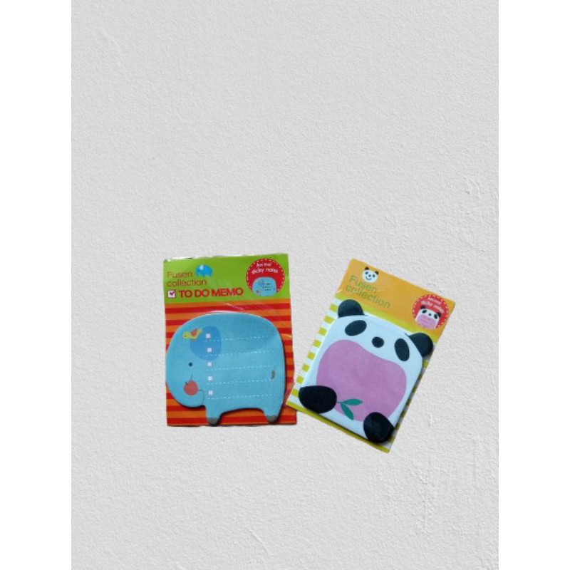 

Memo Sticky Notes Animal Buku Mini Karakter Hewan
