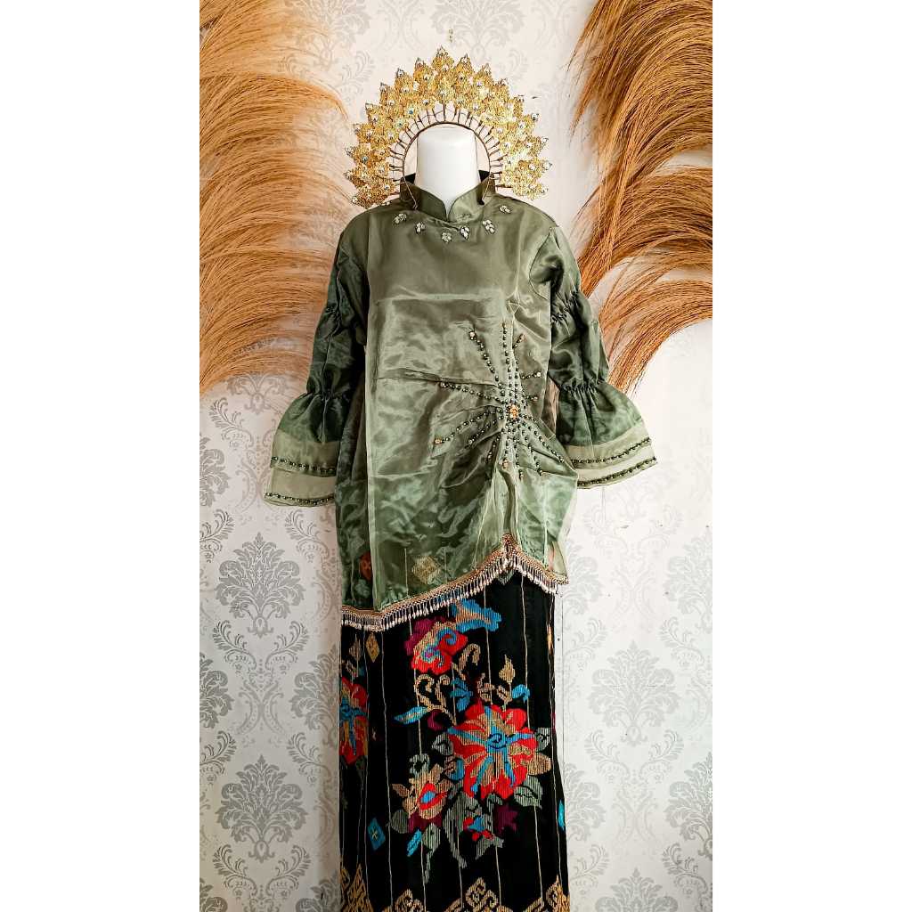 Baju bodo modern organza / baju bodo adat bugis makassar