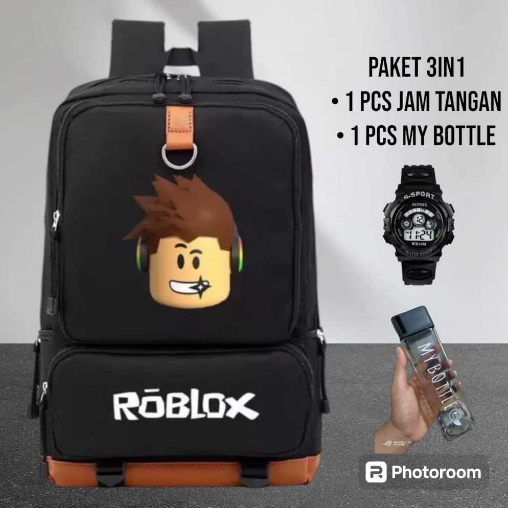 Paling Bagus Tas Sekolah Anak SD Laki Laki Motif Roblox Terbaru