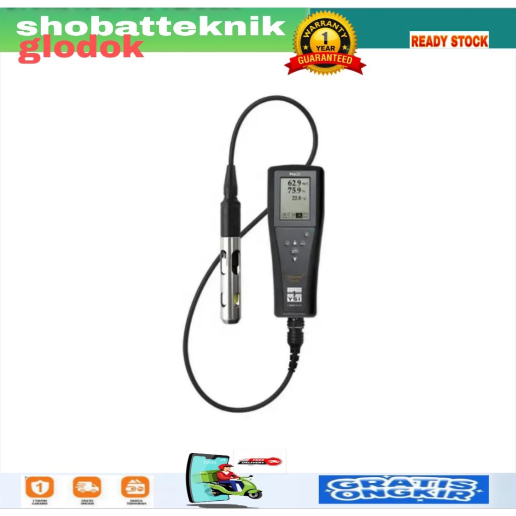DO Meter Dissolved Oxygen Meter | YSI Pro 20 Pro 20with 4 meter cable