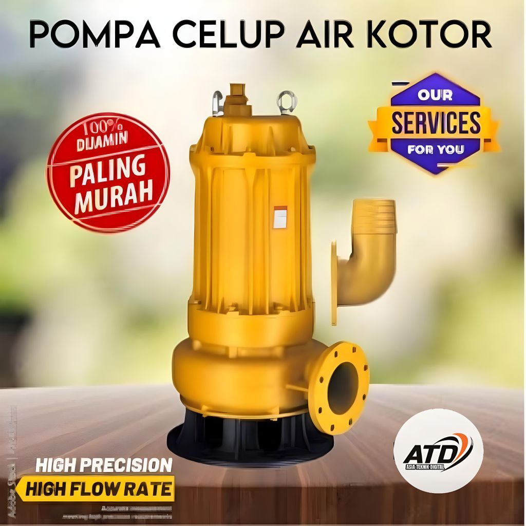 Pompa submersible 6In Pompa Celup Air Kotor Sewage Pump 11Kw