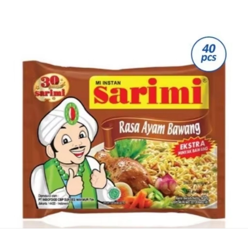 

Mie Instan Murah Sarimi Ayam Bawang 1dus(40pc)