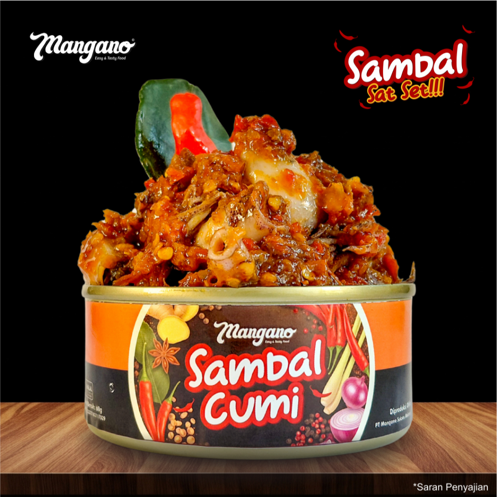 

Mangano Sambal Sat Set Baby Cumi Instan Nagih