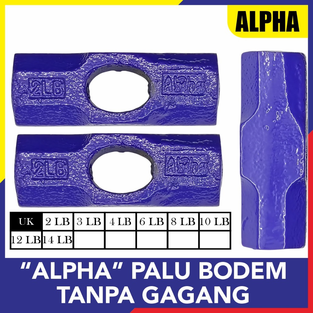 Bodem 12Lb/Bodem 12LB/Martil Tanpa gagang, Palu Bodem 3000gr