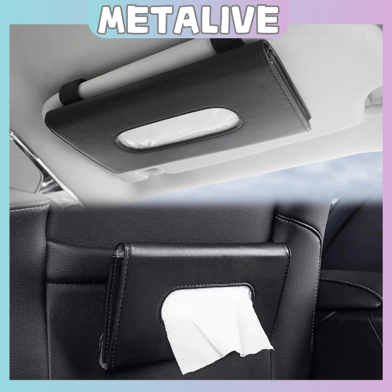 Tempat Tisu Mobil Kotak Tisu Mobil Avanza Tempat Tisu Mobil Gantung Leather Aksesoris Interior Mobil