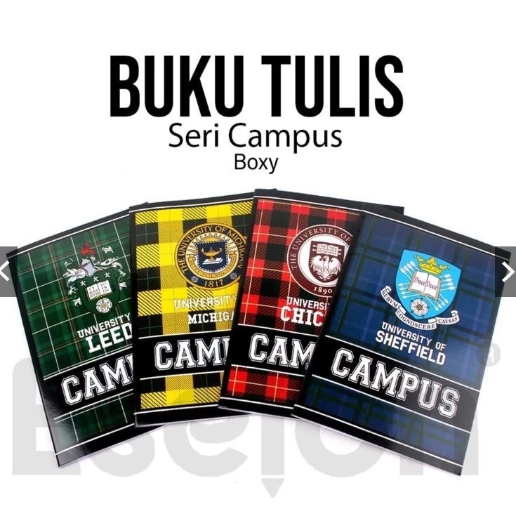 

Buku Tulis BOXY Campus isi 10pcs / 1 Pack Buku Tulis Campus 42lbr