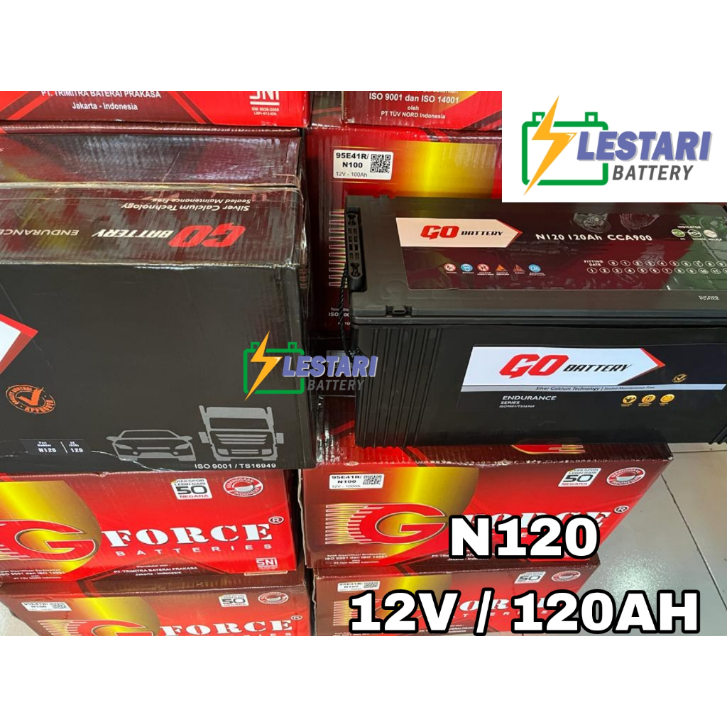 Go Battery N120 Aki Basah