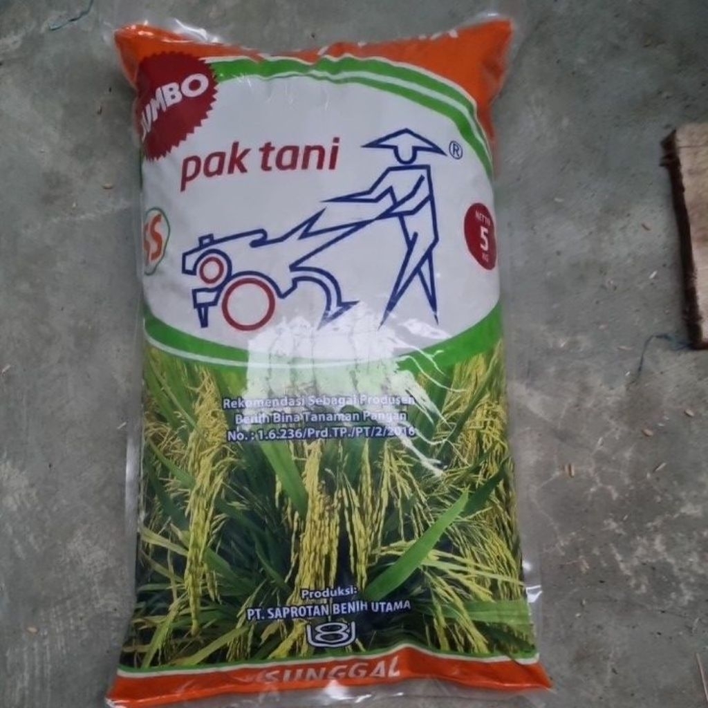 Benih Padi Sunggal Jumbo Pak Tani 5kg exp 03/2026