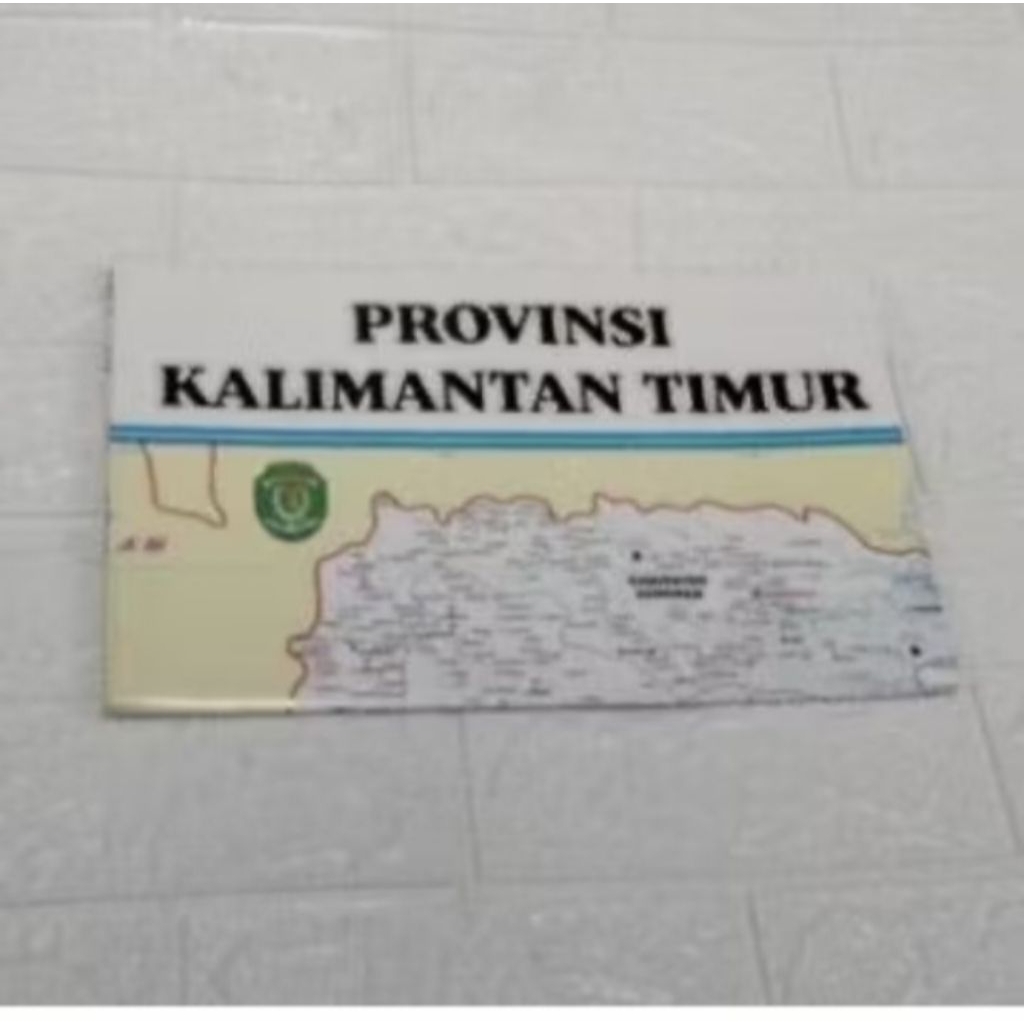 

Peta Provinsi Kalimantan Timur (Lipat Besar)