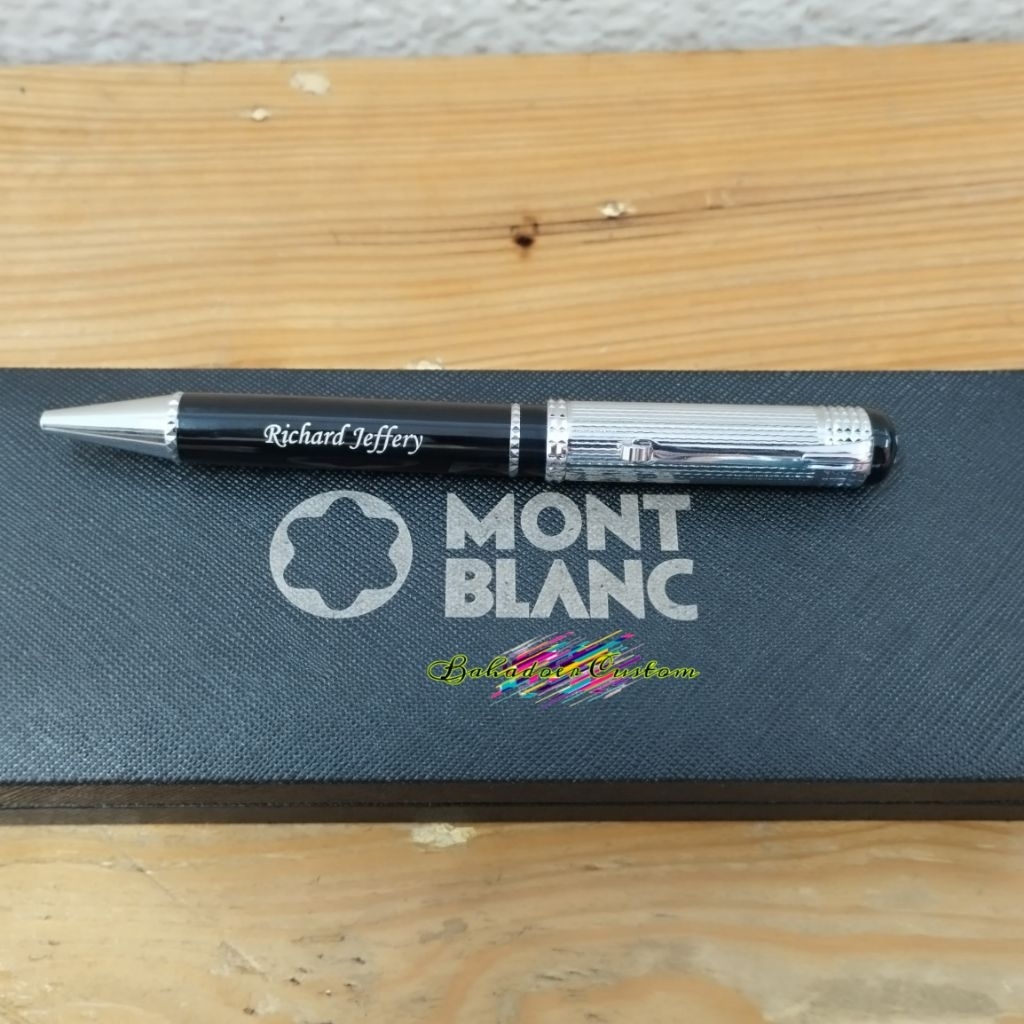 

PULPEN M.BLANC CUSTOM GRAFIR BISA BEBAS REQUEST CUSTOM GRAFIR LOGO ATAU NAMA ANDA COCOK UNTUK PEMAKAIAN PRIBADI ATAU UNTUK HADIAH