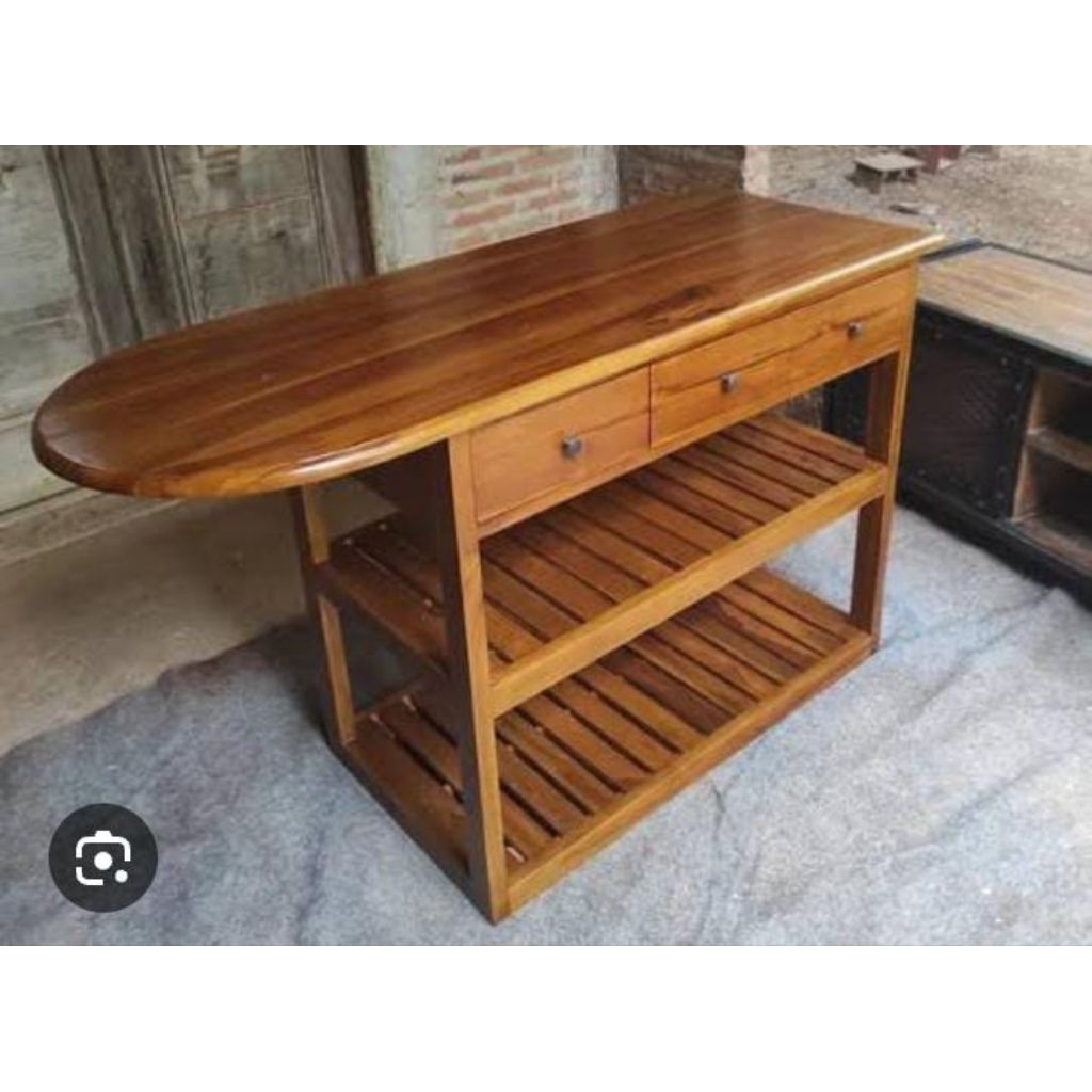 meja setrika-meja setrika kayu jati