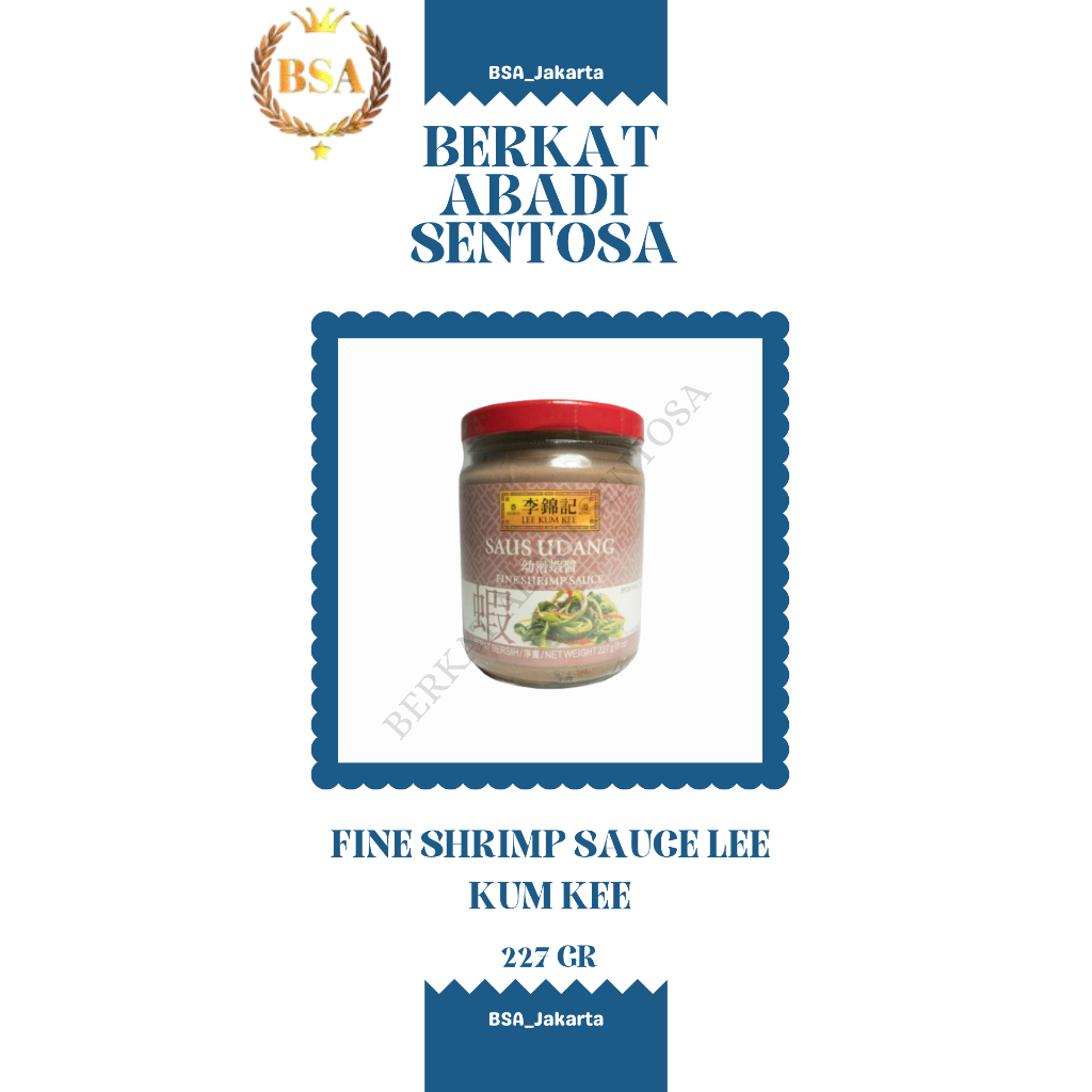 

FINE SHRIMP SAUCE LEE KUM KEE (227 GR)