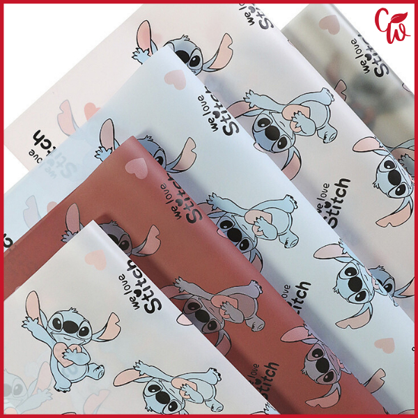 

Kertas Buket Motif Kartun Anak Corak Flower Wrapping Cellophane Kertas Kado Ecer Lembaran KB86