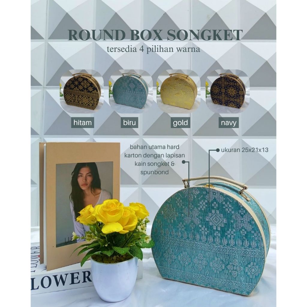 

Box Hampers Bahan Songket Eksklusif | Giftbox Souvenir Unik Untuk Ulangtahun Anak