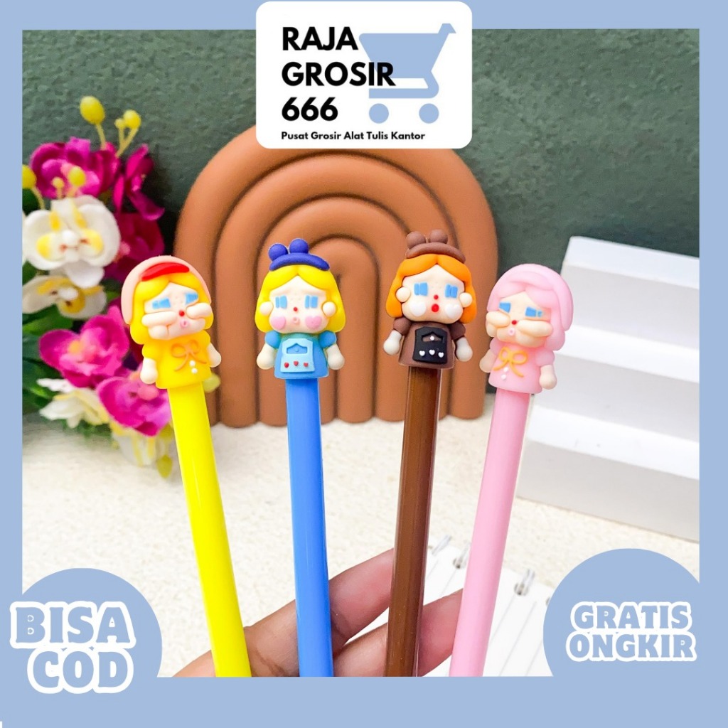 

PULPEN GEL MOLLY POPMART FULLBODY PGK-1912 PEN LUCU IMUT KADO UNIK SOUVERNIR