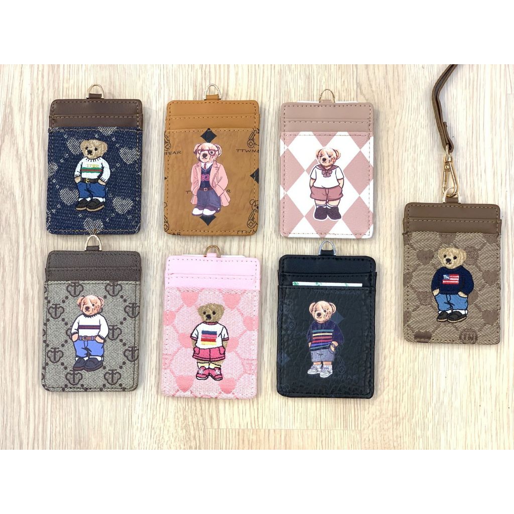 

TTWN & BEAR Lanyard Id Card Holder Name Tag Kartu Kerja Identitas Pekerja Gantungan