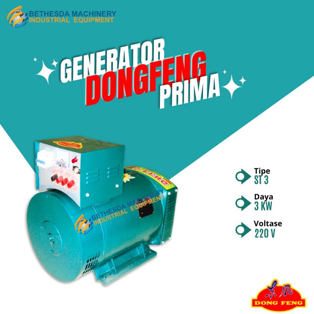Dongfeng Generator Prima ST 3 3000 Watt 1 Phase