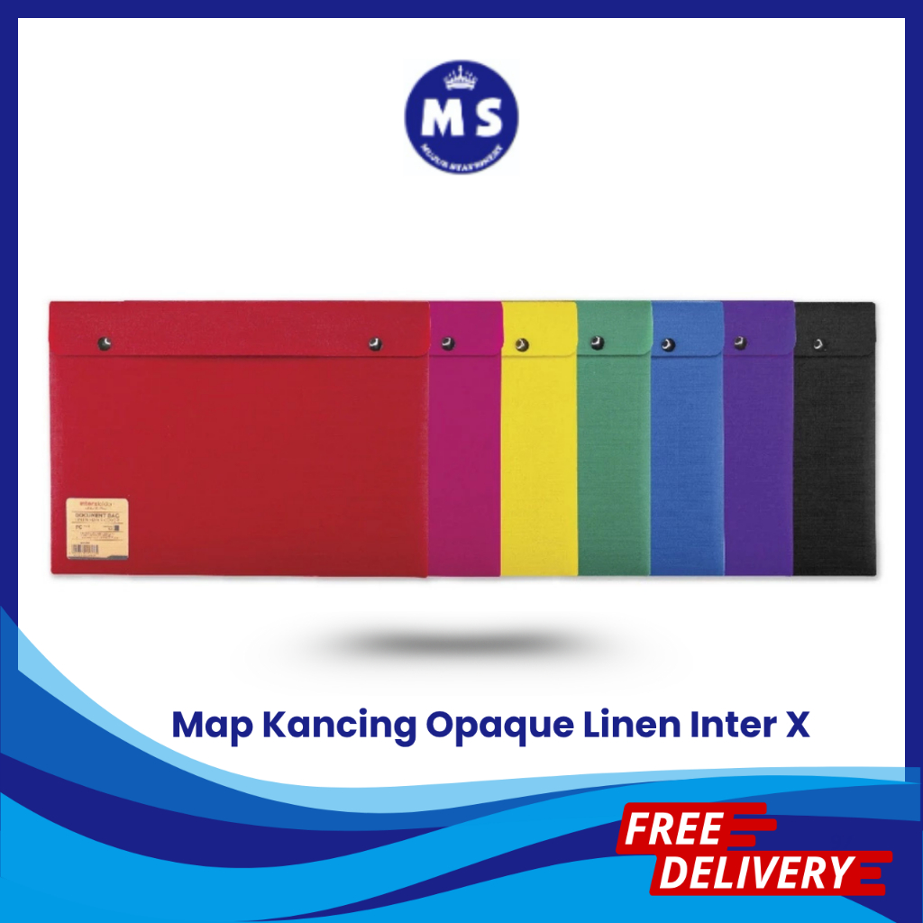 

DOCUMENT BAG F4 LINEN OPAQUE INTER X FOLDER