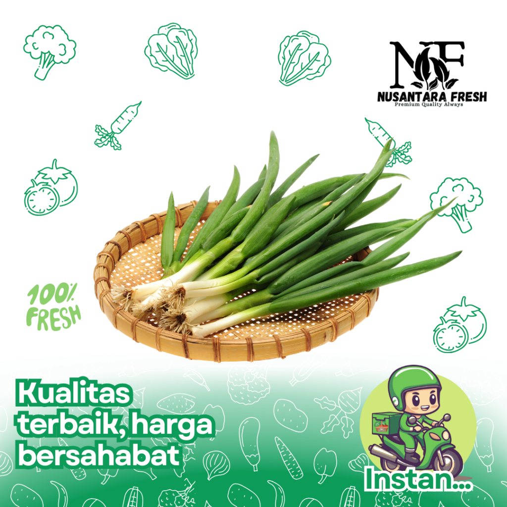 

Daun Bawang Segar / Loncang - 250gr / 500gr / 1kg Sayur Fresh Nusantara