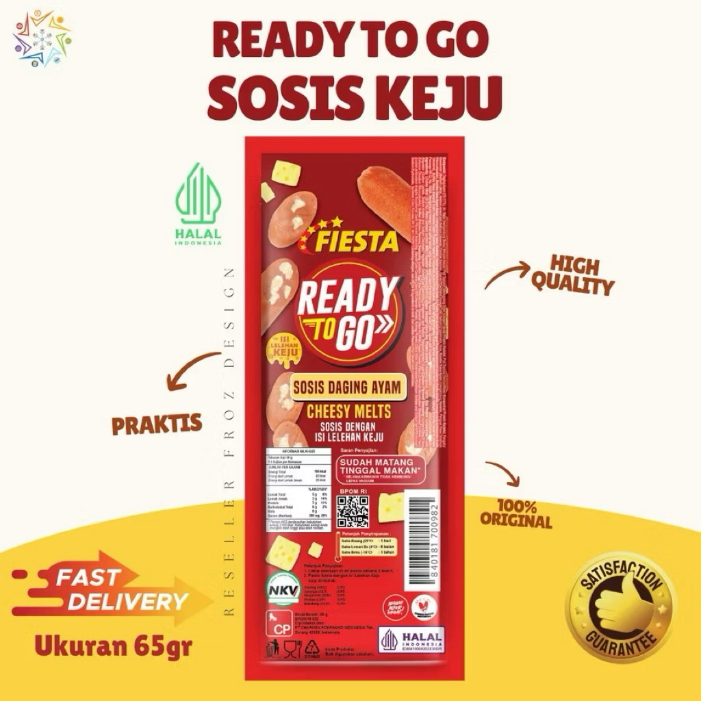 

FIESTA READY TO GO RTG SOSIS KEJU 65 GR