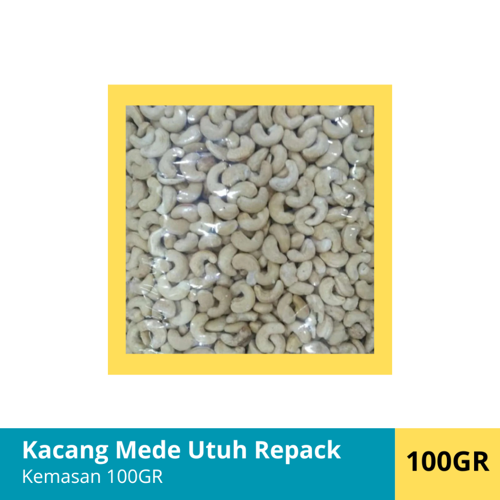 

Kacang Mede Mentah Utuh Repack 100GR