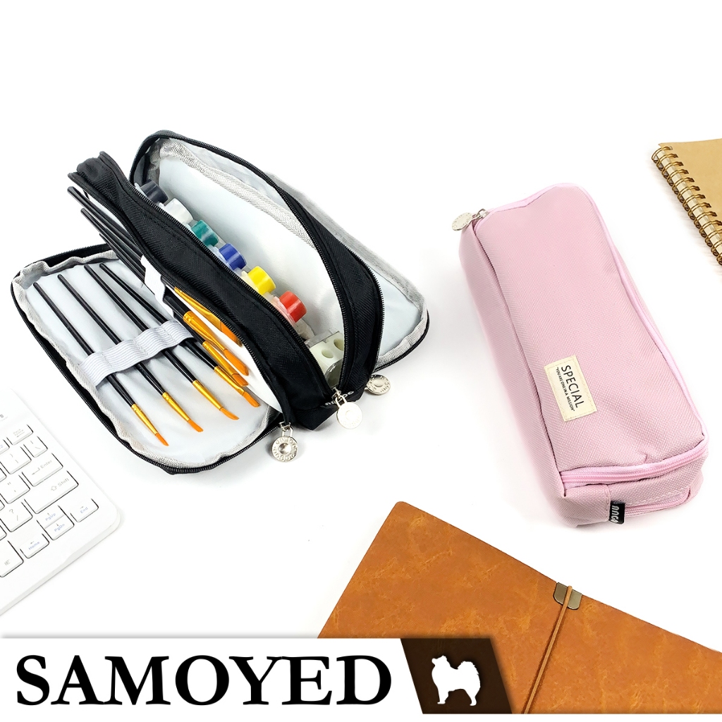 

SAMOYED PCCS-AG3 Tempat / Kotak Pensil / Alat Tulis / Kosmetik / Dompet Kain Kanvas / Stationery / Pencil / Pen / Cosmetic / Travel Case / Box / Pouch / Organizer Canvas
