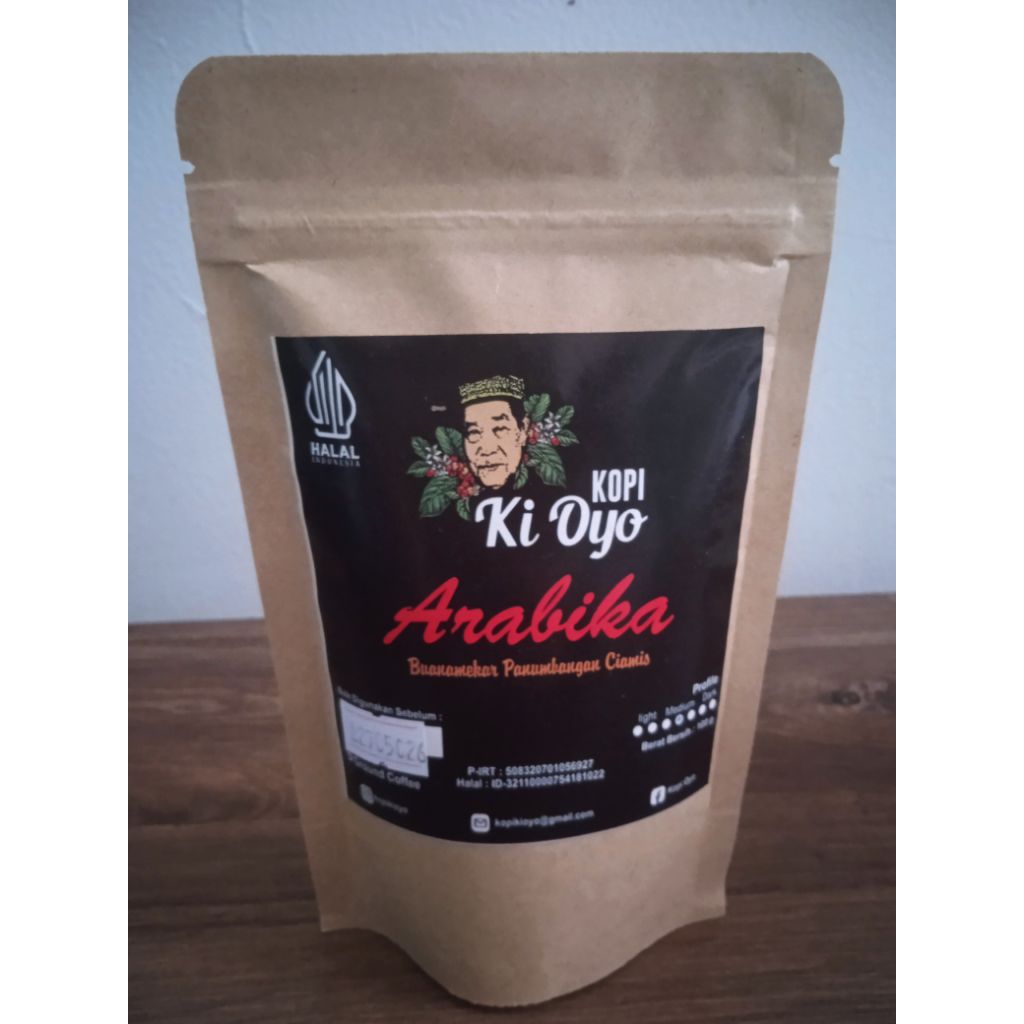 

Kopi Arabika Ciamis 100 gram Kopi Ki Oyo