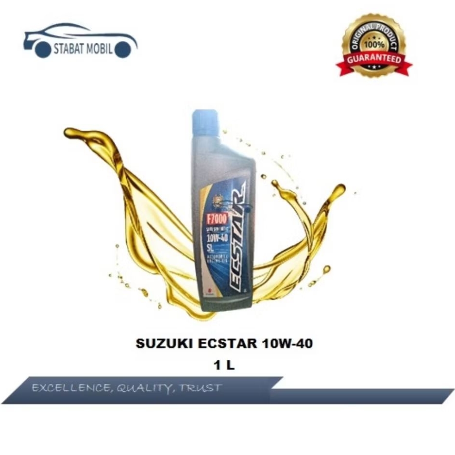 Suzuki Ecstar F7000 10W-40 (1 Liter) Oli Bensin