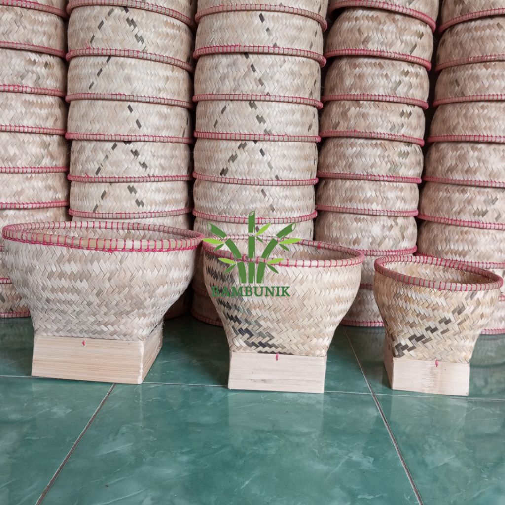 Bakul Bambu kecil - Jumbo / Wakul Nasi / Boboko Bambu Nasi