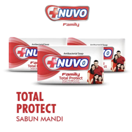 Nuvo Sabun Mandi Batang Banded 100gr x 4 pcs