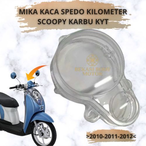 kaca mika kaca speedometer kilometer scoopy karburator kyt non original 2010 2011 2012