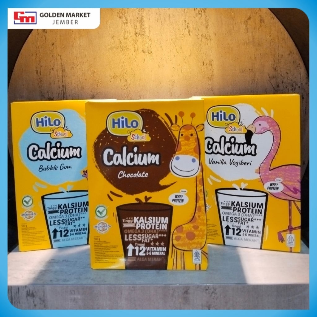 

Hilo school susu tinggi kalsium 500gr Termurah