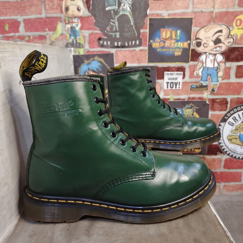 Dr.martens 1460 green smoth