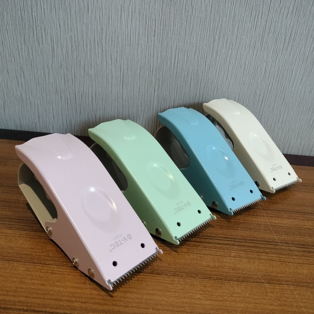

Tape Cutter Vtec VT-217 Besi / Alat Pemotong Lakban / Tape Dispenser (per 1 pcs)