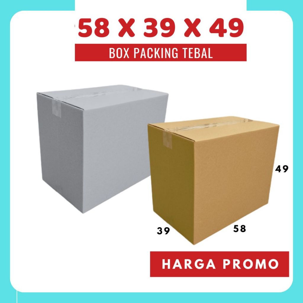 

Box 58x39x49 Packing Rokok Raket Box A1 Dus Kotak Kemasan Box Besar Pindahan Tebal Kuat Baju