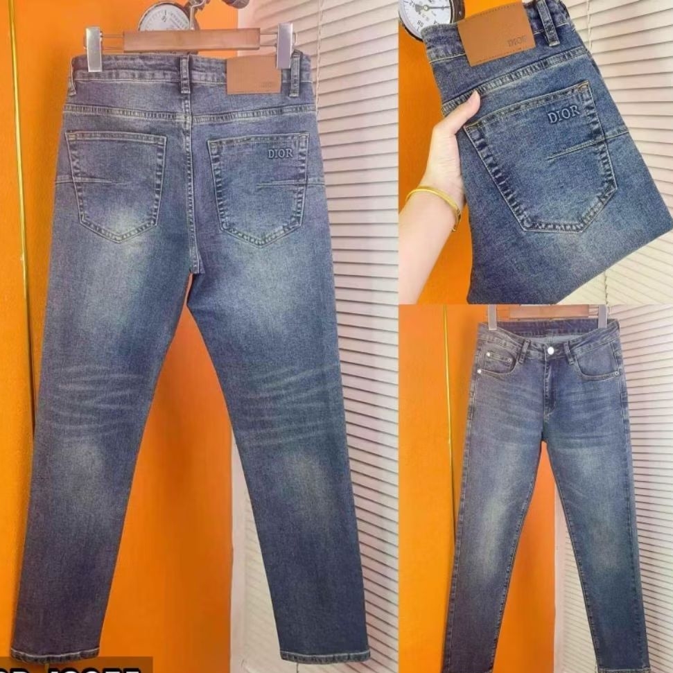Celana jeans panjang branded pria D'OR3227 celana panjang pria branded