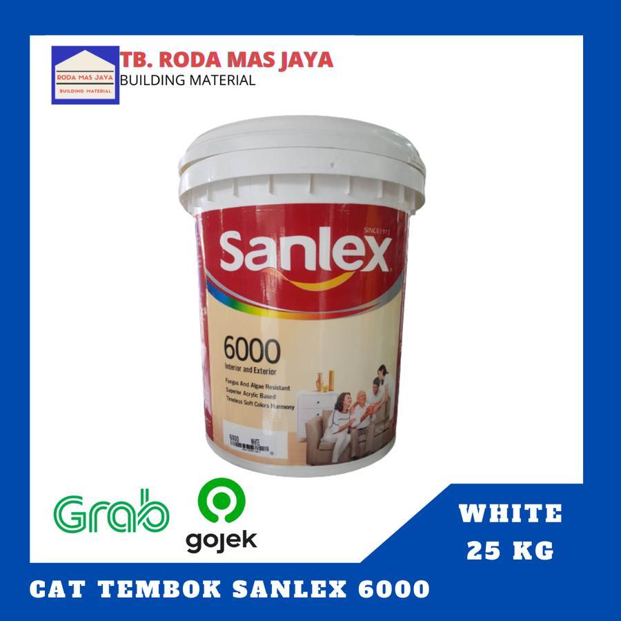 Cat Tembok / Wall Paint Merk Sanlex 6000 / Sanlex Putih @ 25 kg