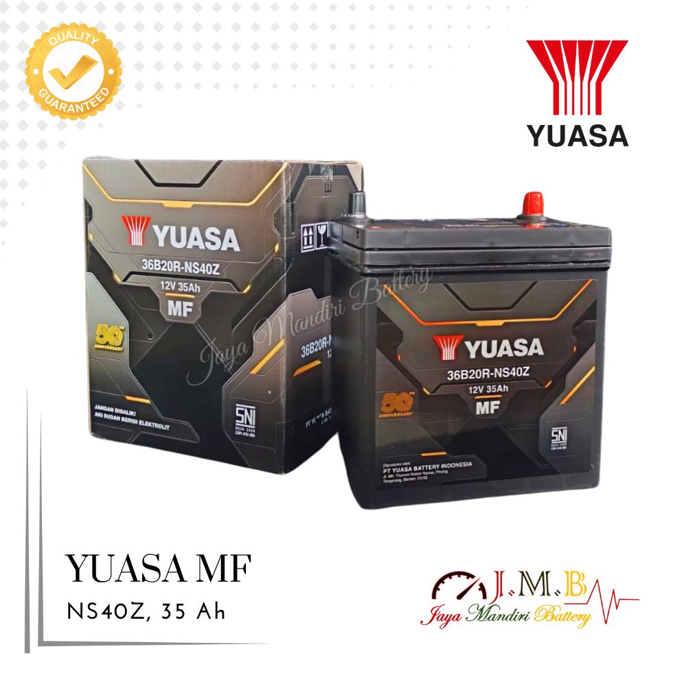 Aki Mobil YUASA NS40Z Aki Kering Untuk Apv, Xenia, Avanza, Atos