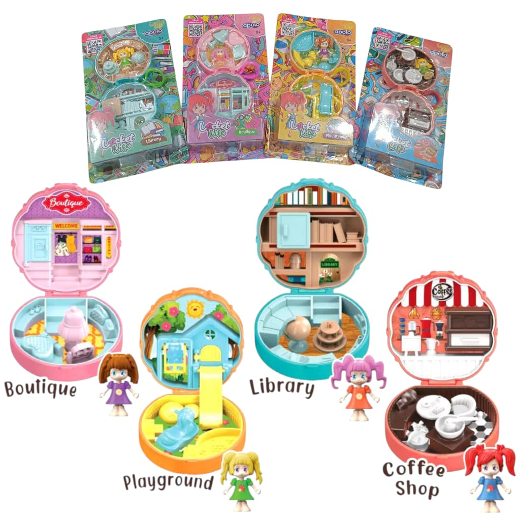 Mainan Apolo Locket Life / Mainan Anak Perempuan Apolo Locket Life Boutique