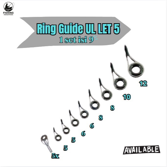 1 Set Ring Guide UL LET 5 Isi 9