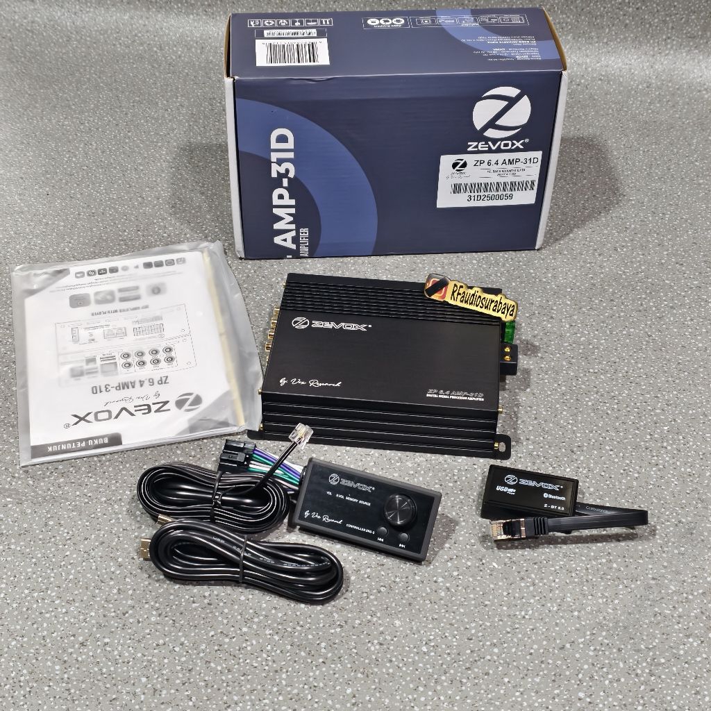 zevox dsp ZP 6.4 Amp -31D DSP 31Band car audio