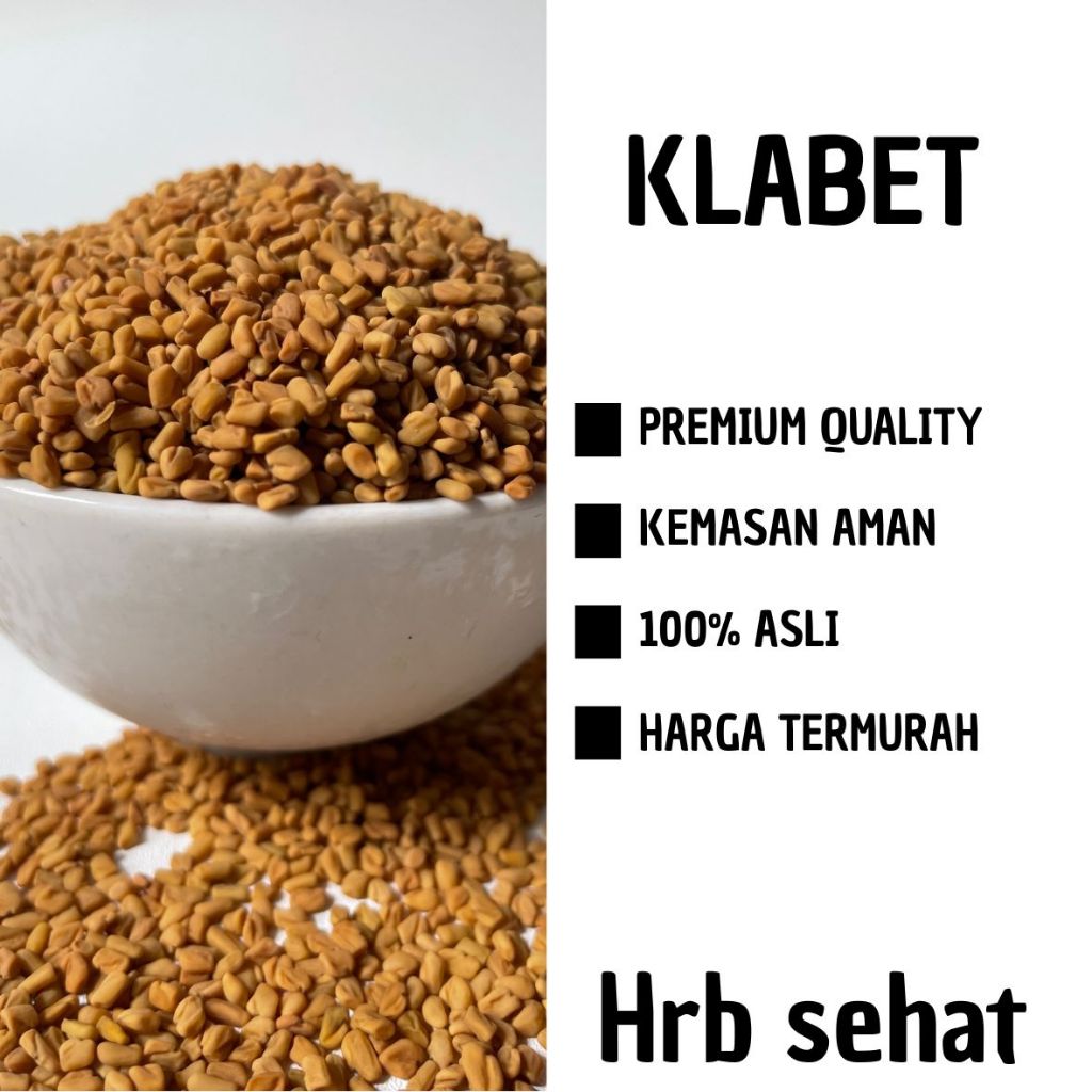 

[50 & 100 gram] Fenugreek / Biji Klabet / Methi Seeds / Halba / Hulbah