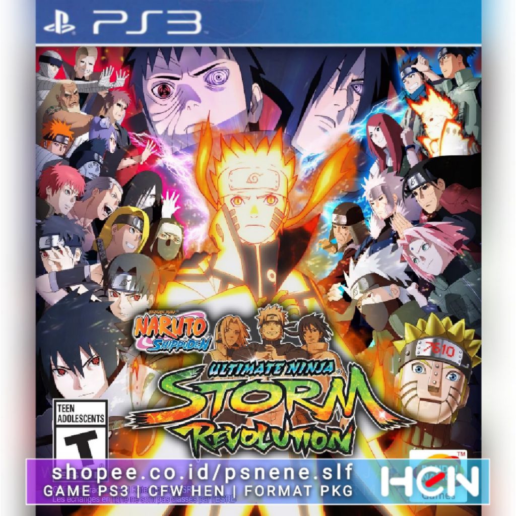 GAME PS3 NARUTO SHIPPUDEN ULTIMATE NINJA STORM REVOLUTIONS