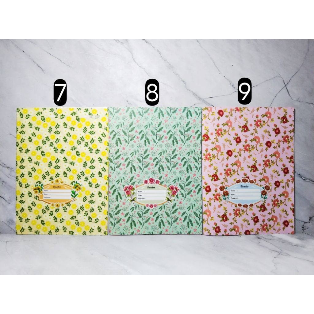 

SAMPUL BUKU KWARTO BAMBOO ISI 20 LEMBAR / SAMPUL BUKU SEKOLAH / SAMPUL BUKU MOTIF - BAMBOO