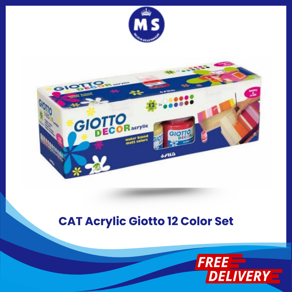 

CAT Acrylic Giotto 12 Color Set 530600 Affordable