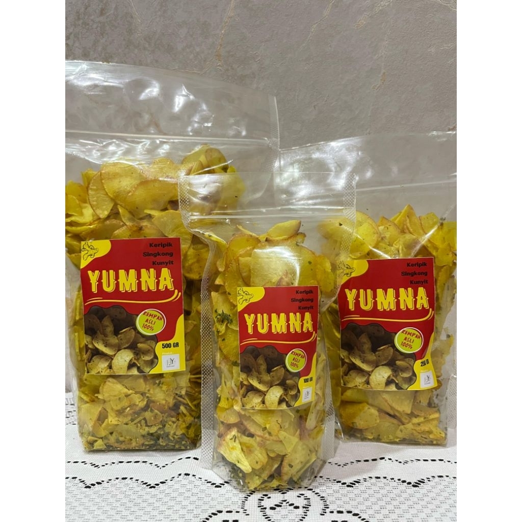 

Keripik Singkong Kunyit YUMNA 100gr