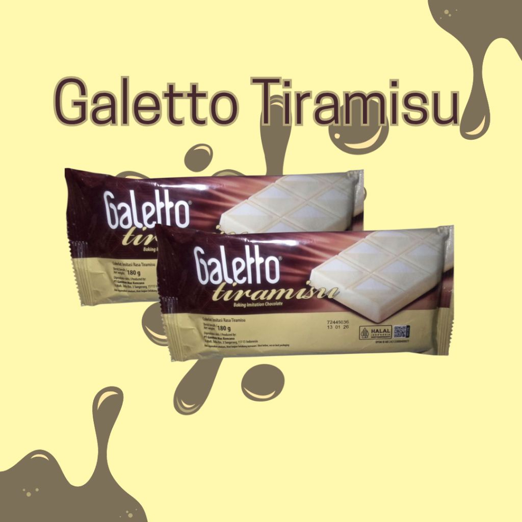 

Gooku 28 Store Galetto Coklat Galetto Dark Coklat 250 Gr Coklat Batang Es Kul Kul