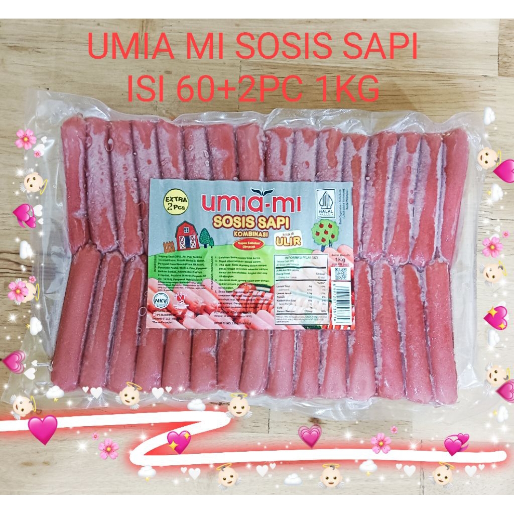 

UMIAMI SOSIS SAPI 1KG ISI 60PC +2